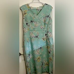 Calvin Klein Sleeveless Dress Size 16 - Mint